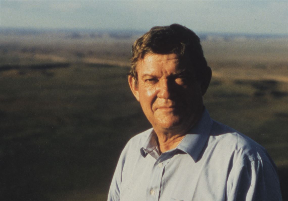 Art critic Robert Hughes.