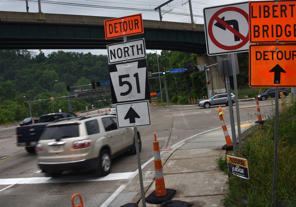 TRAFFIC Motorists can expect Routes 51, 65 lane closures Pittsburgh