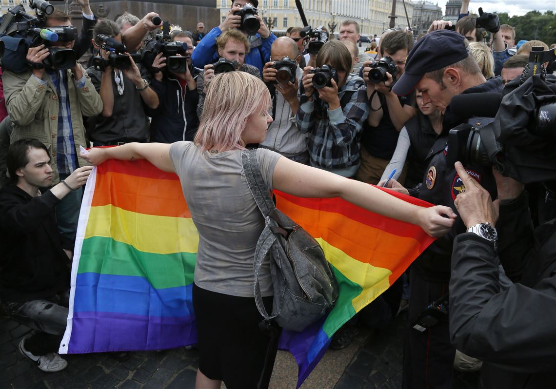 Demonstrators express support for LGBT club at Brandon High School