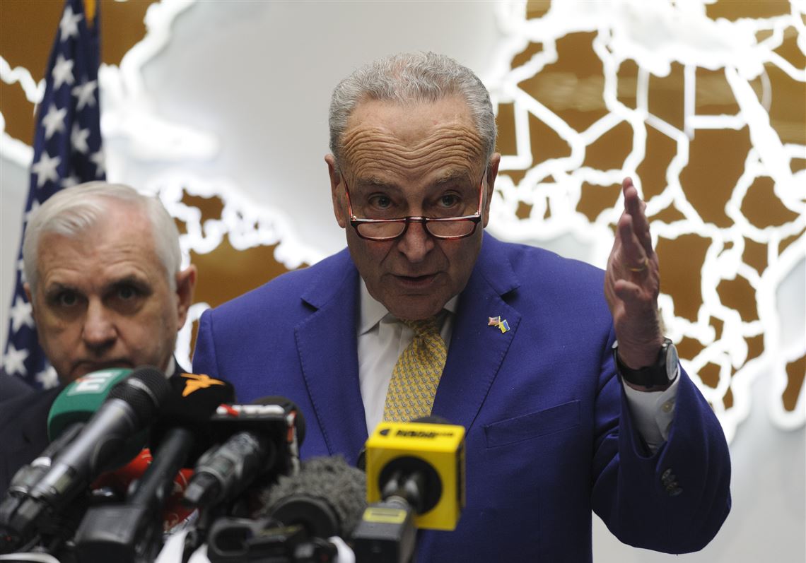 In Ukraine, Schumer challenges Speaker Johnson to 'rise to the occasion ...