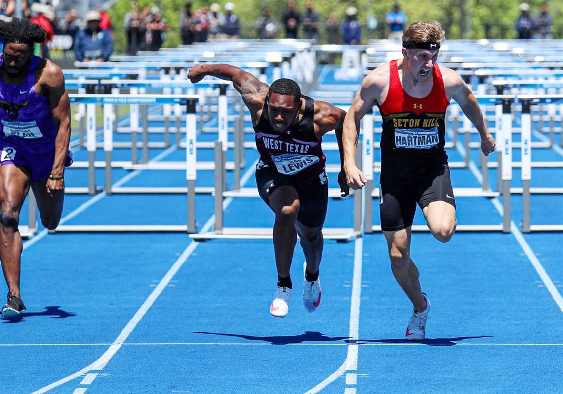 South Park’s Sam Hartman hurdling history at Seton Hill | Pittsburgh ...