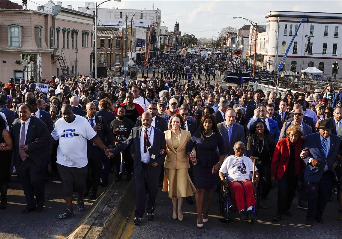 Kamala Harris Marks ‘Bloody Sunday’ Anniversary In Selma | Pittsburgh ...