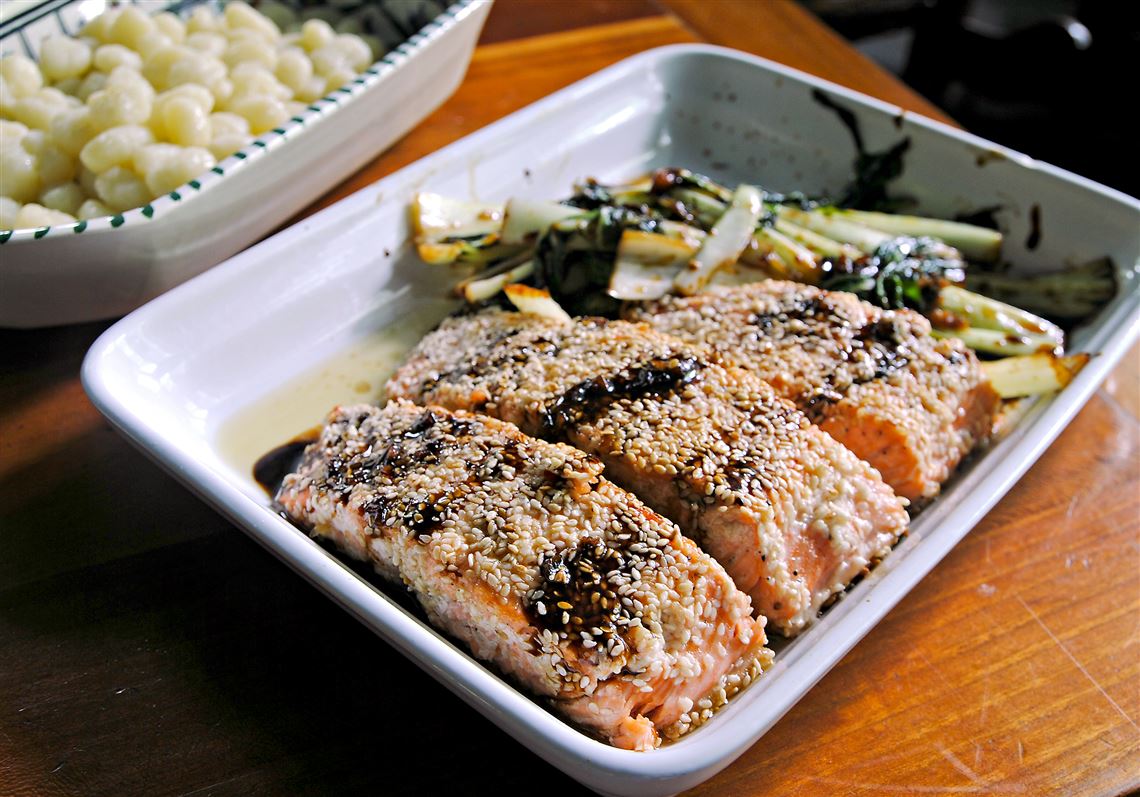 Let S Eat Sesame Crusted Salmon Pittsburgh Post Gazette