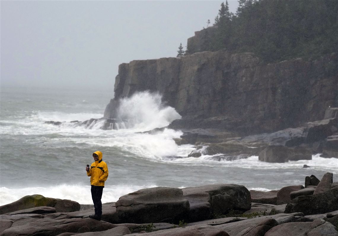 Atlantic storm Lee delivers high winds and rain before forecasters