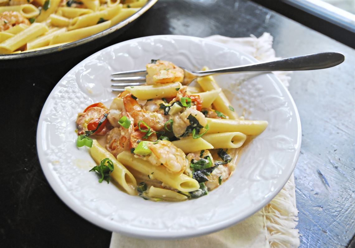 Let's eat: Pasta with Shrimp in Tomato Cream | Pittsburgh Post-Gazette