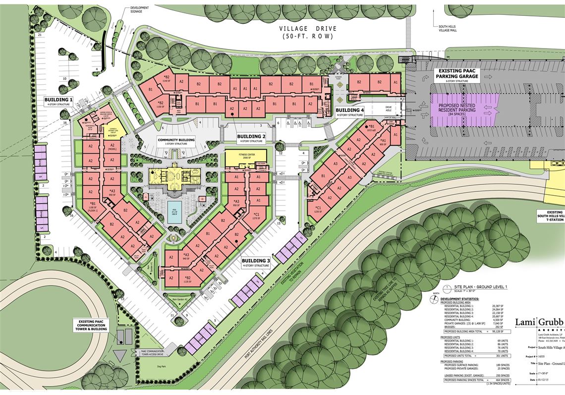 Residential Apartment Building Houses Layout Plan Drawing Details Dwg ...