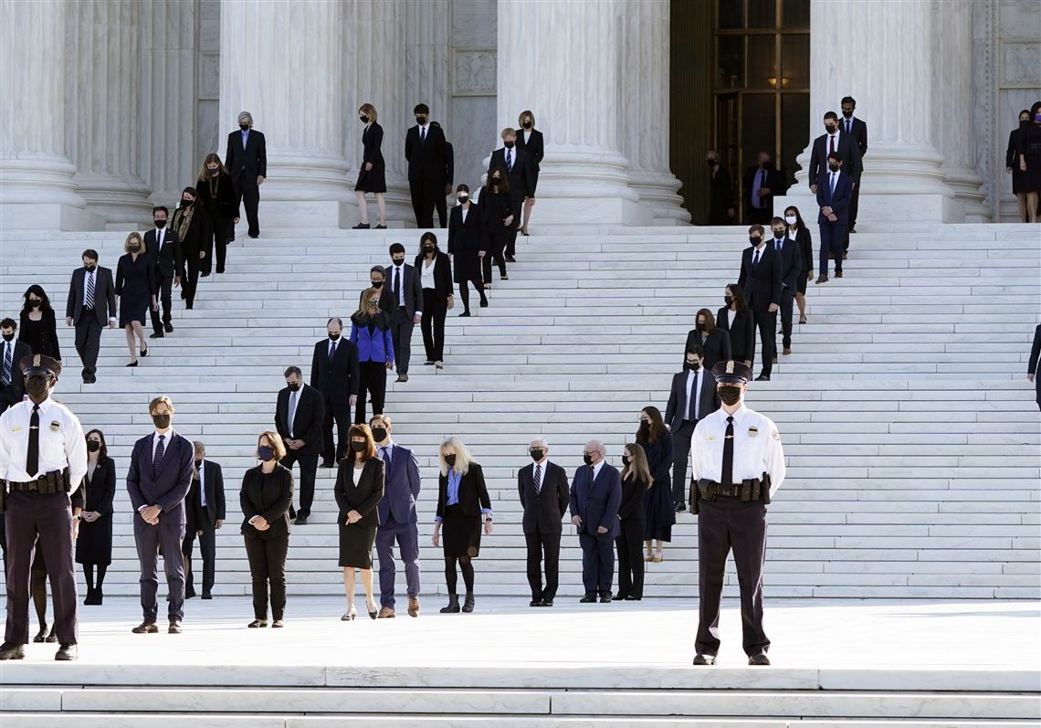 Rbg S Army Of Clerks To Stand Guard At The Supreme Court Pittsburgh Post Gazette - bador brawl stars neu