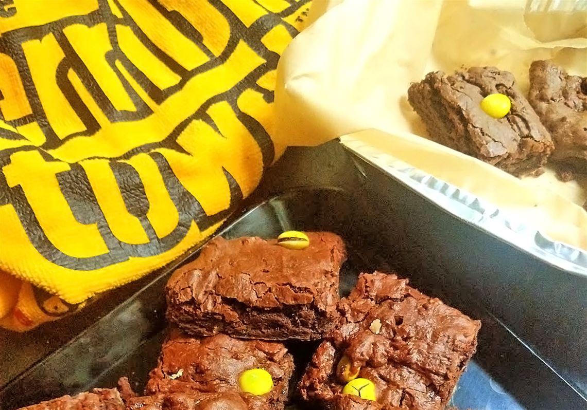 Recipe Black and Gold Brownies Pittsburgh PostGazette