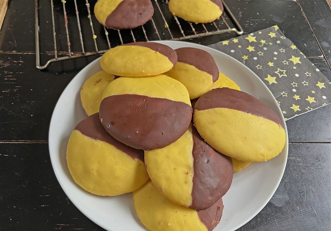 Recipe BlackandGold Cookies Pittsburgh PostGazette