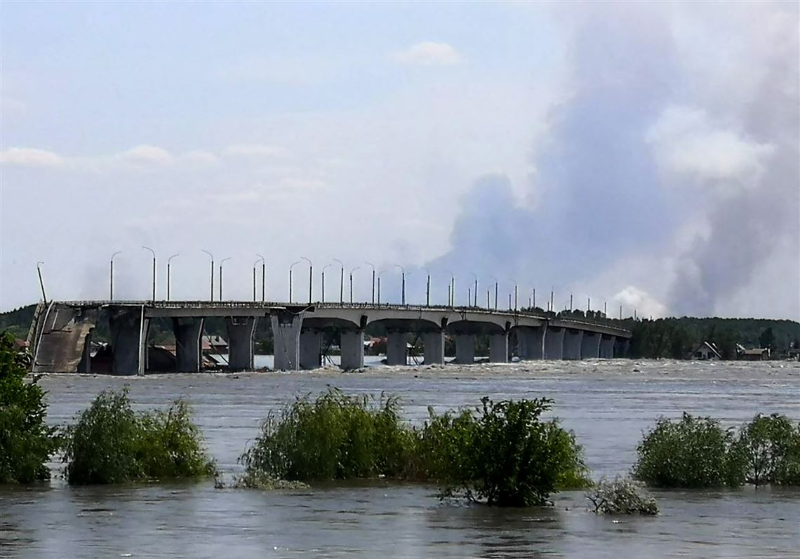 Major Dam Collapses In Southern Ukraine, Flooding Villages As Moscow ...