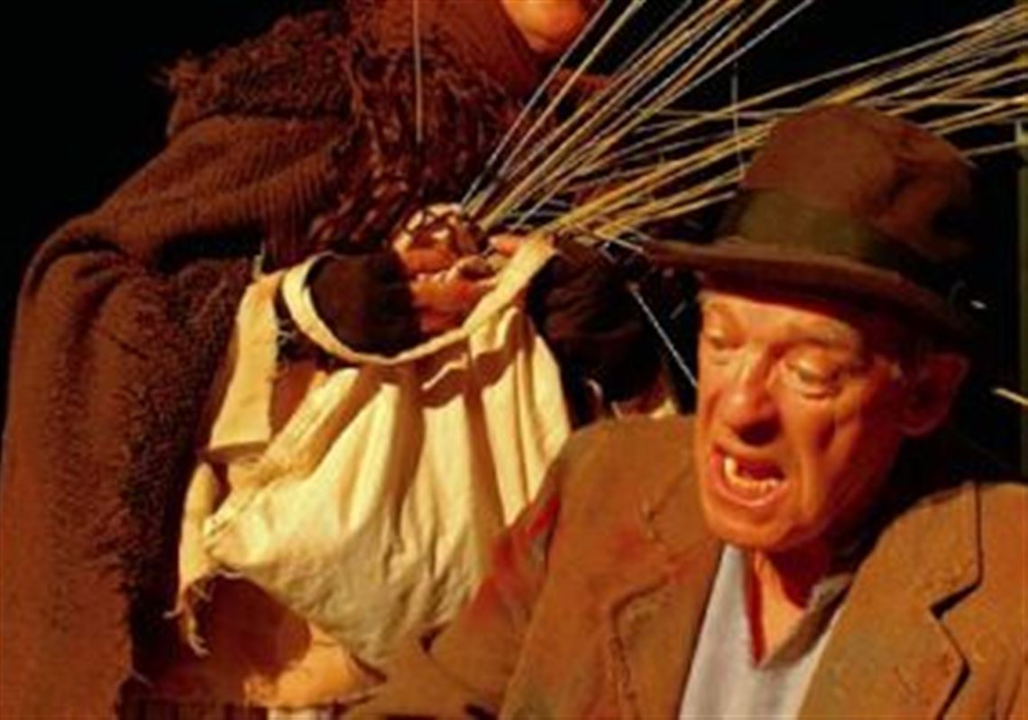 Kate Young, left, and Jon Farris play Martin and Mary Doul in the PICT production of 