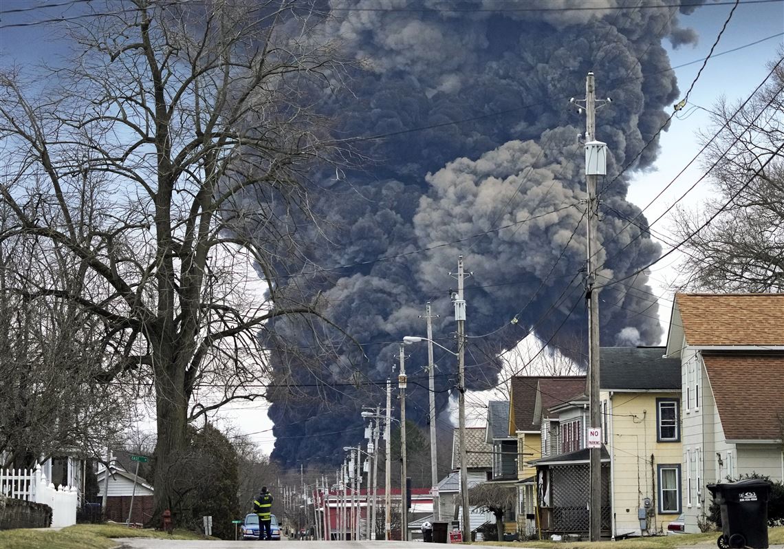 Sitting railroad cars stir up a town