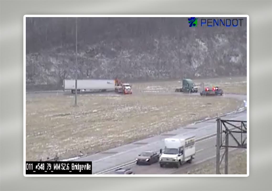 TRAFFIC Tractortrailer crash shuts down I79 offramp to Bridgeville Pittsburgh PostGazette