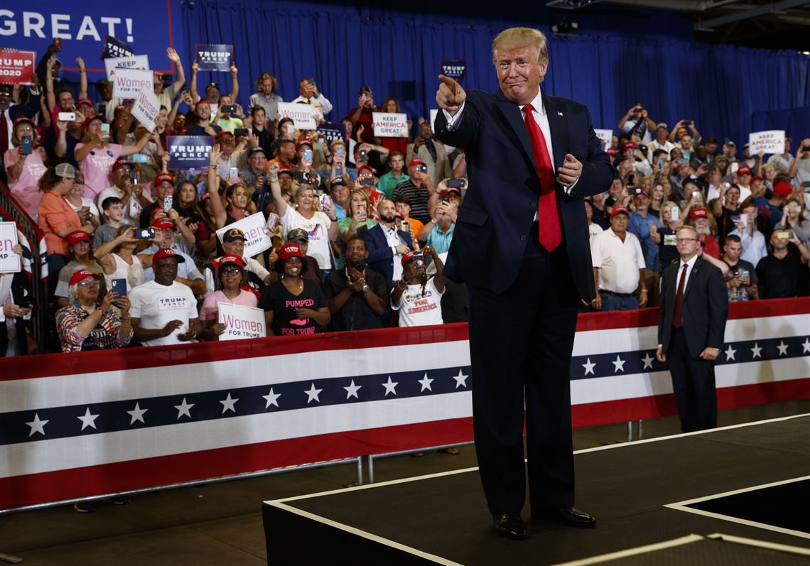 Trump unloads on ‘disloyal’ NC-09 Democratic House candidate at fiery rally in Fayetteville