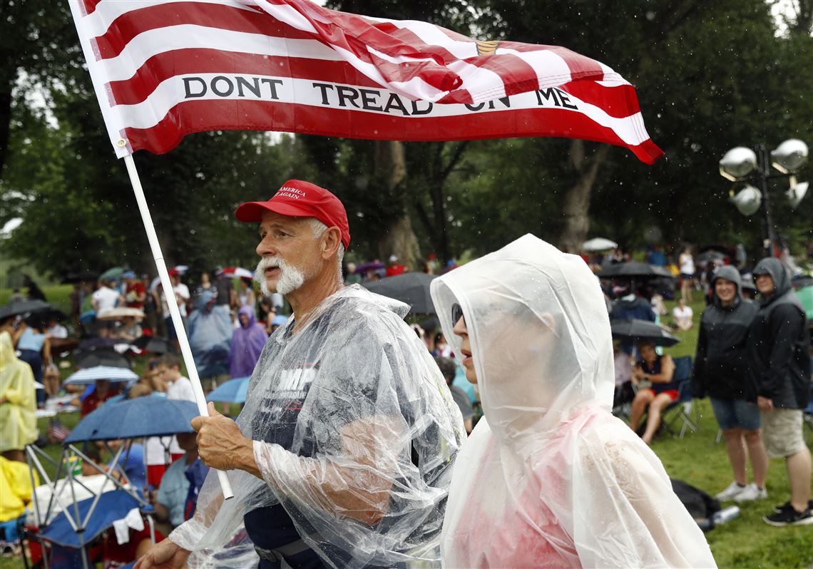 At His Salute To America Trump Asks Americans To Stay True To Our Cause Pittsburgh Post Gazette