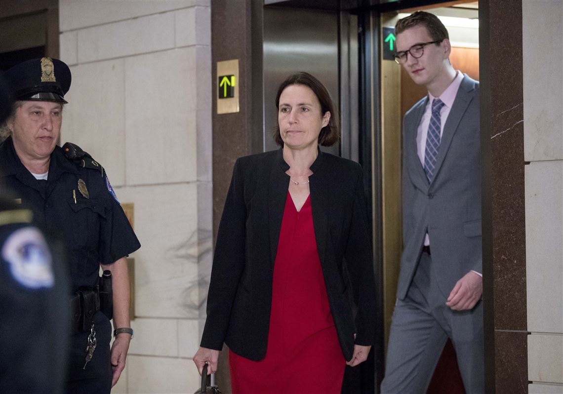 Ex Nsc Official Fiona Hill Testifies To Congress Behind Closed