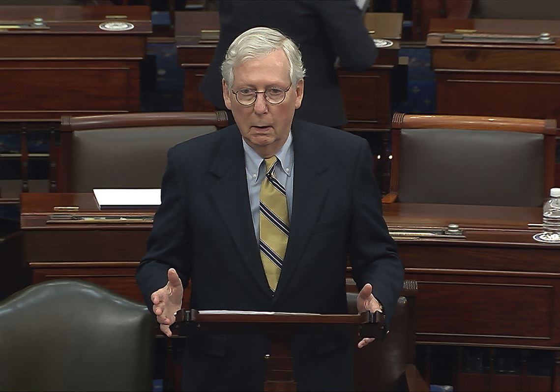Gop S Mcconnell Trump Morally Responsible For Jan 6 Attack Pittsburgh Post Gazette