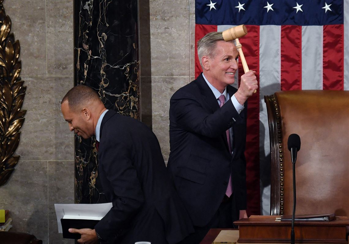 Kevin McCarthy elected House speaker in rowdy post-midnight vote |  Pittsburgh Post-Gazette