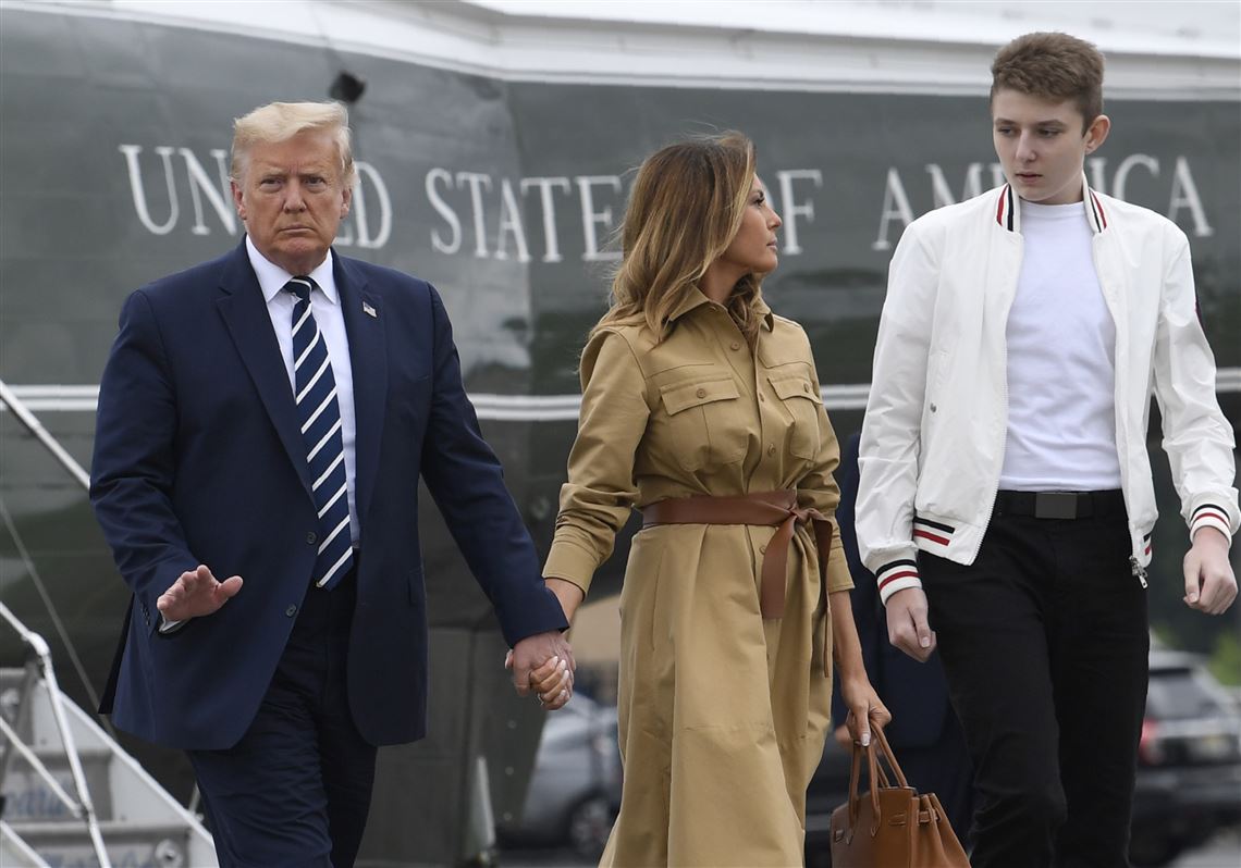 First Lady Melania Trump Reveals Son Barron Contracted Covid 19 Pittsburgh Post Gazette