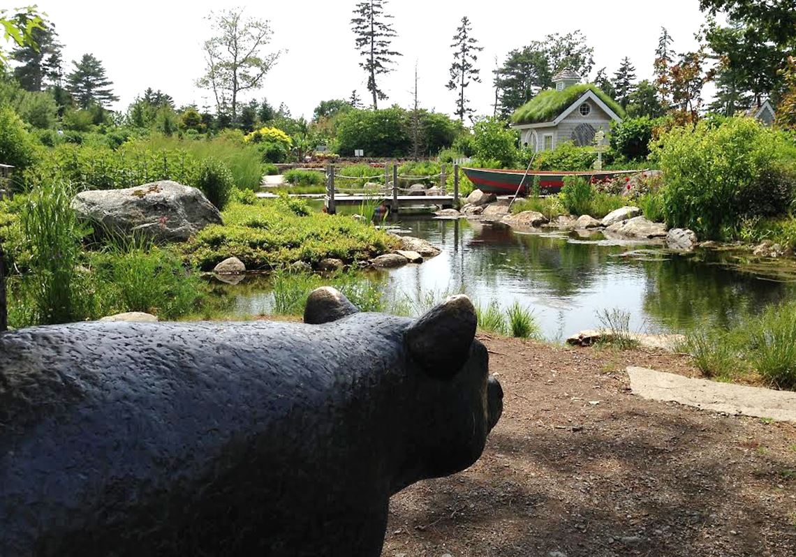 I went crazy over the Botanical Gardens in Boothbay Harbor Maine