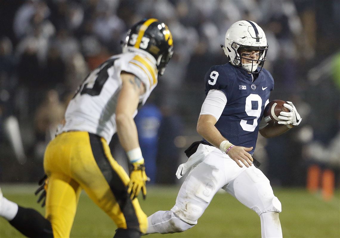 Penn State's Trace McSorley leaves, returns, then leads the way past Iowa