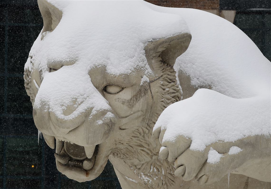 Opening day in the snow: Photos from Tigers' Comerica Park