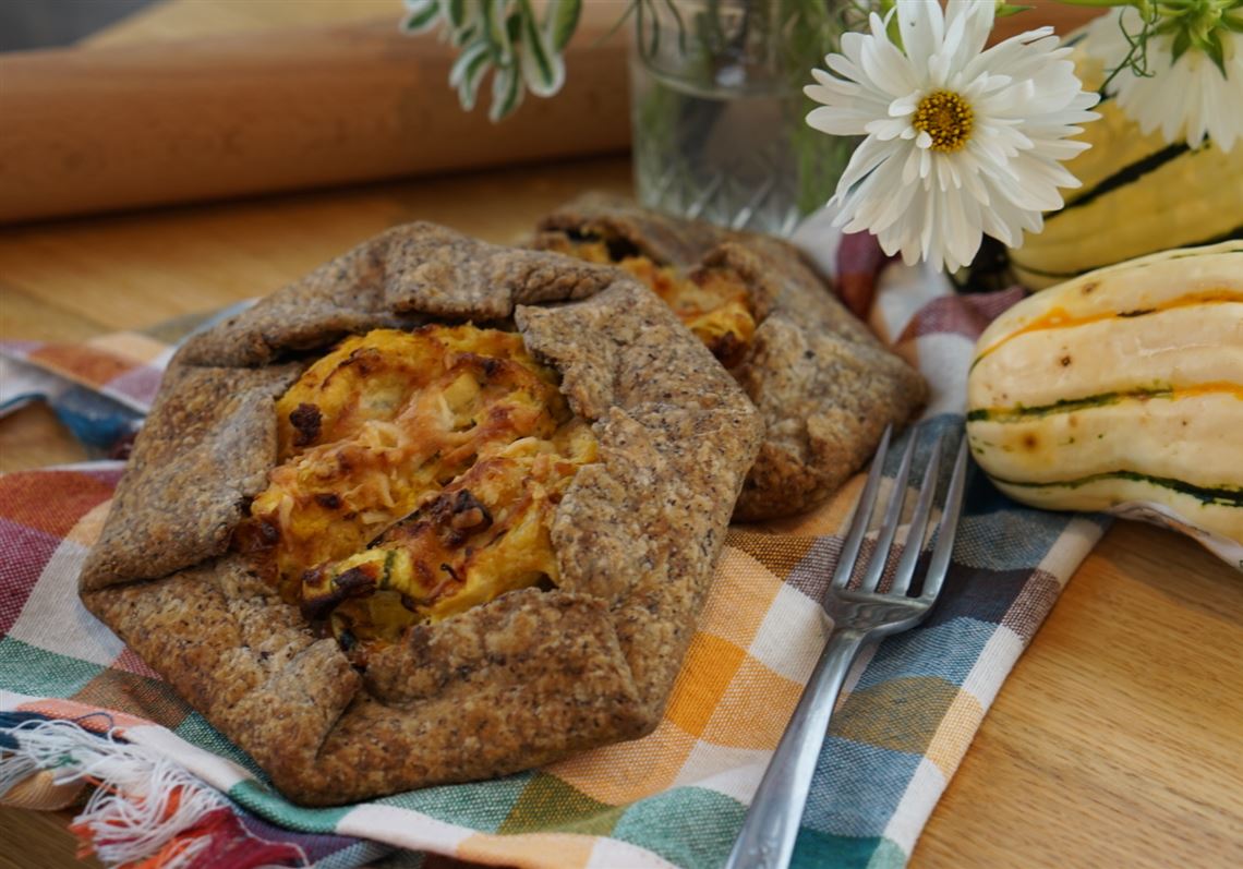 Baking school Buckwheat galette with squash puree Pittsburgh Post