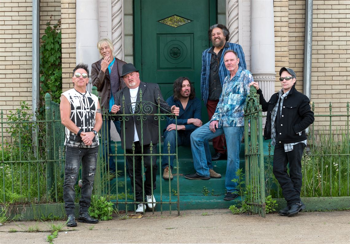 The Borstal Boys: Mark Ponsonby, left, Vinny Q, Anthony Lamonde, Daryl Thumm, Patrick Norman, Scott Wilson and Joe Pelesky.