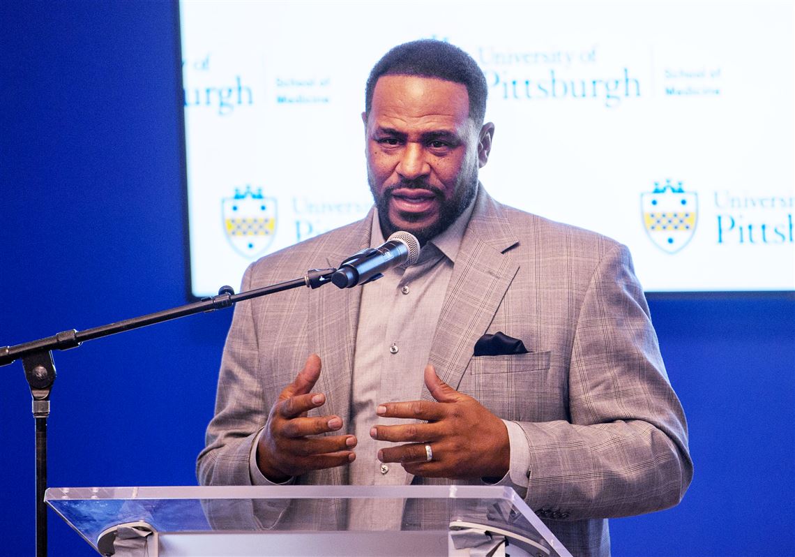 Jerome Bettis happy to be star player for new National Sports Brain Bank at  Pitt