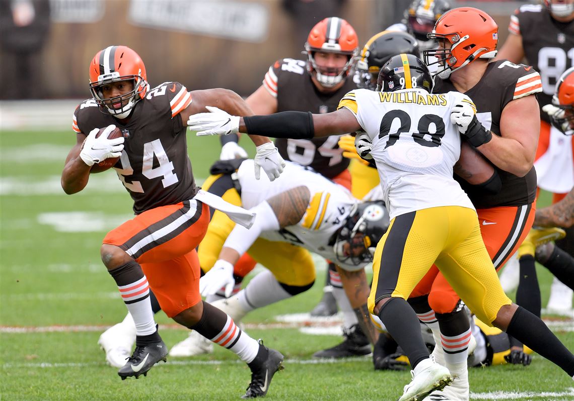 Cleveland Browns Nick Chubb vs. Pittsburgh Steelers, January 3, 2021 