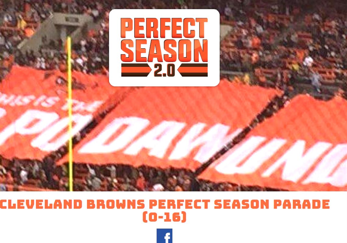 A perfect parade: Cleveland Browns fans turn a frown upside down