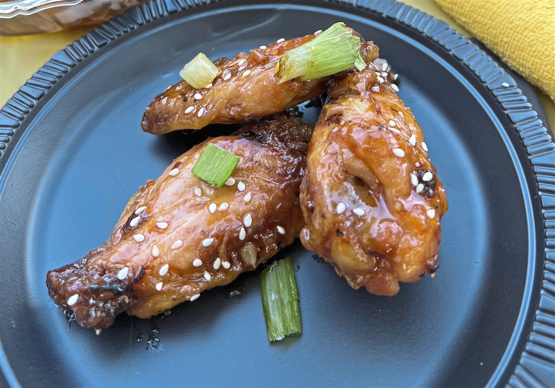 Tailgate recipe Spicysweet Cola Wings Pittsburgh PostGazette