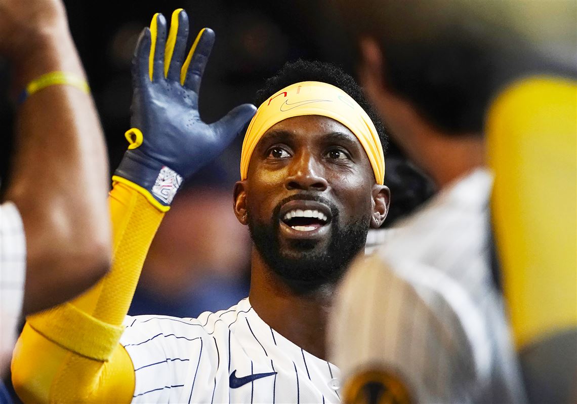 Andrew McCutchen delivers two hits, receives standing ovation in first home  game with Pirates since 2017 