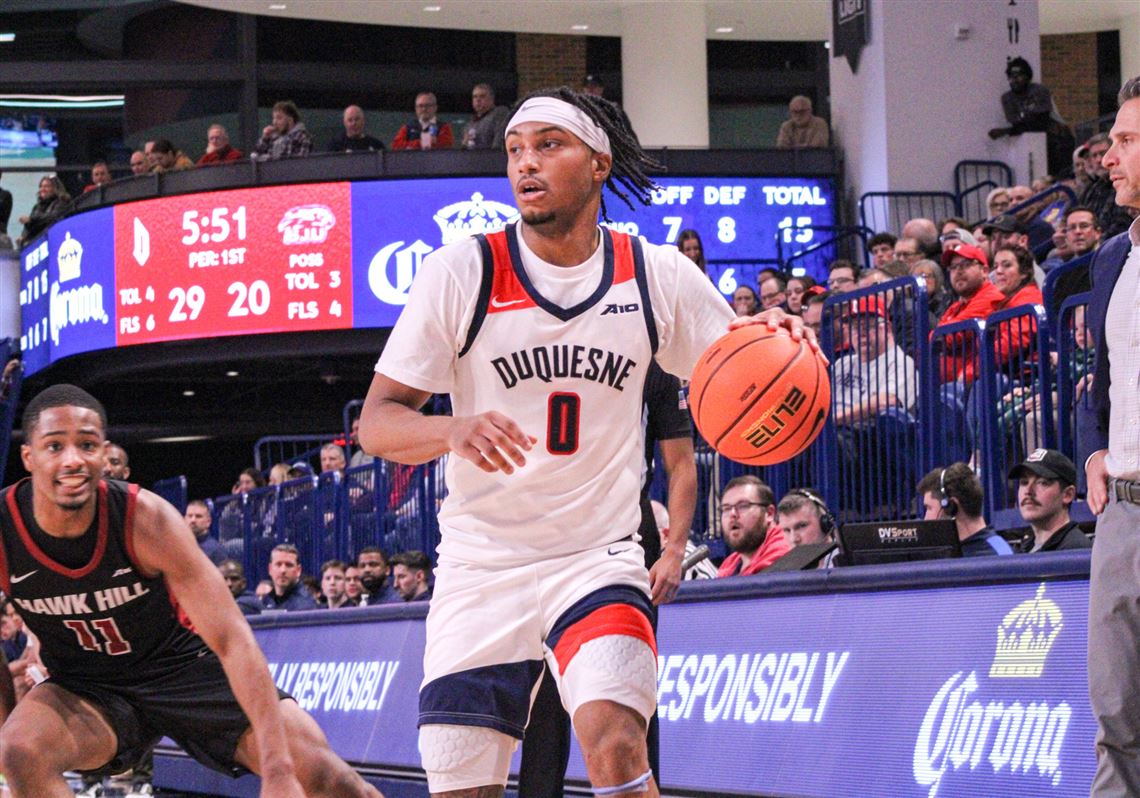 David Dixon's late heroics give Duquesne a win over Saint Joseph's in ...