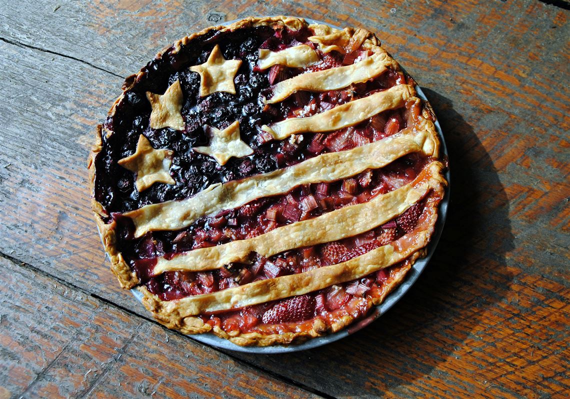 One Good Recipe American Flag Pie Pittsburgh Post Gazette