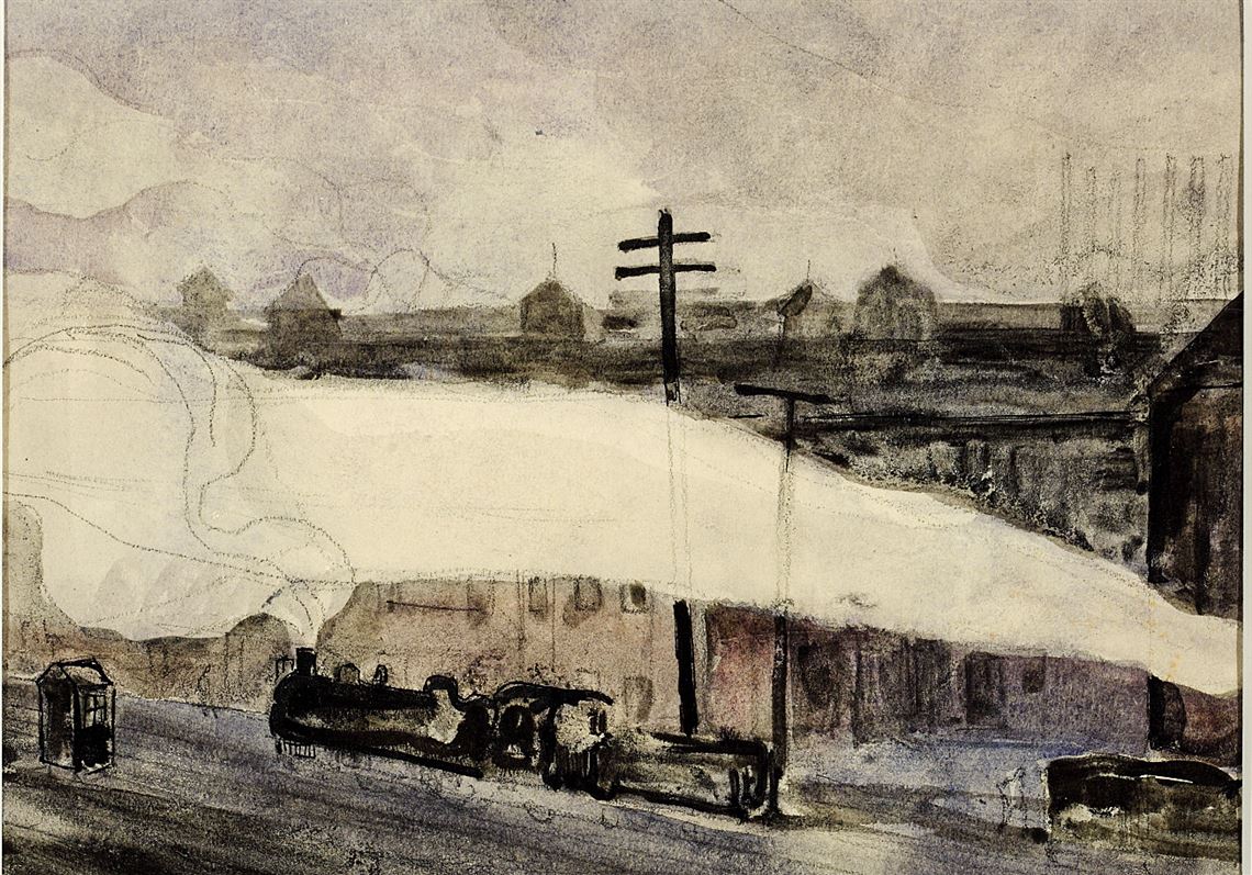 This watercolor by Jean-Emile Laboureur (French, 1877-1943) is called 