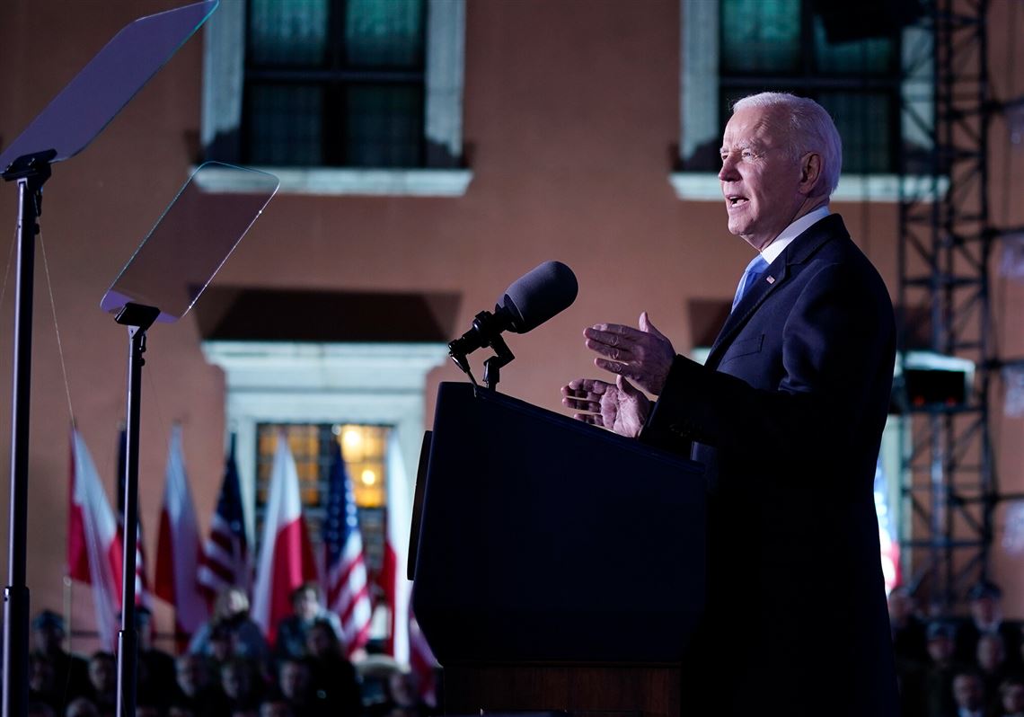U.S. officials scramble to clarify Biden’s suggestion that Putin ‘cannot remain in power’