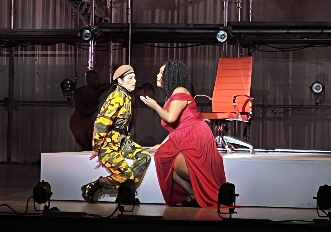Vivica Genaux and Zoie Reams perform in Quantum Theatre's "Idaspe" in the Byham Theater on Oct. 7, 2022 