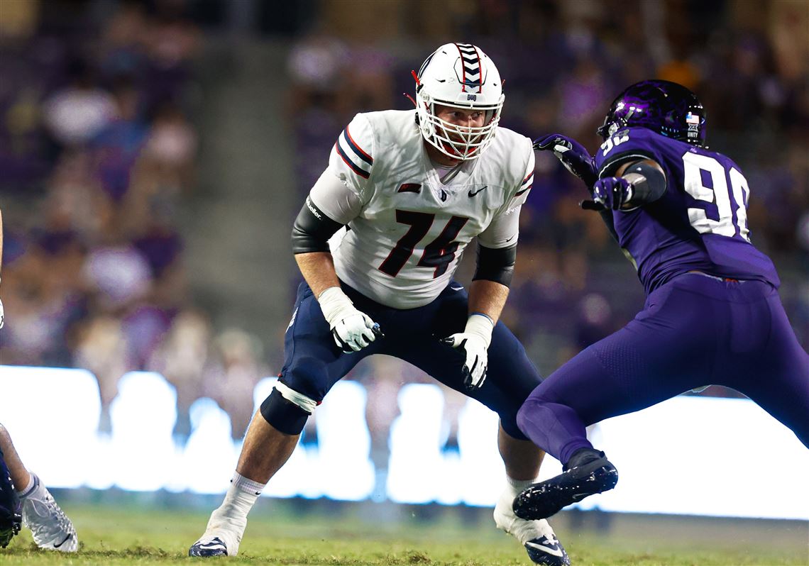 Steelers rookie tackle Jake Dixon took an odd path from Bethel Park to  Duquesne to — hopefully — Heinz Field