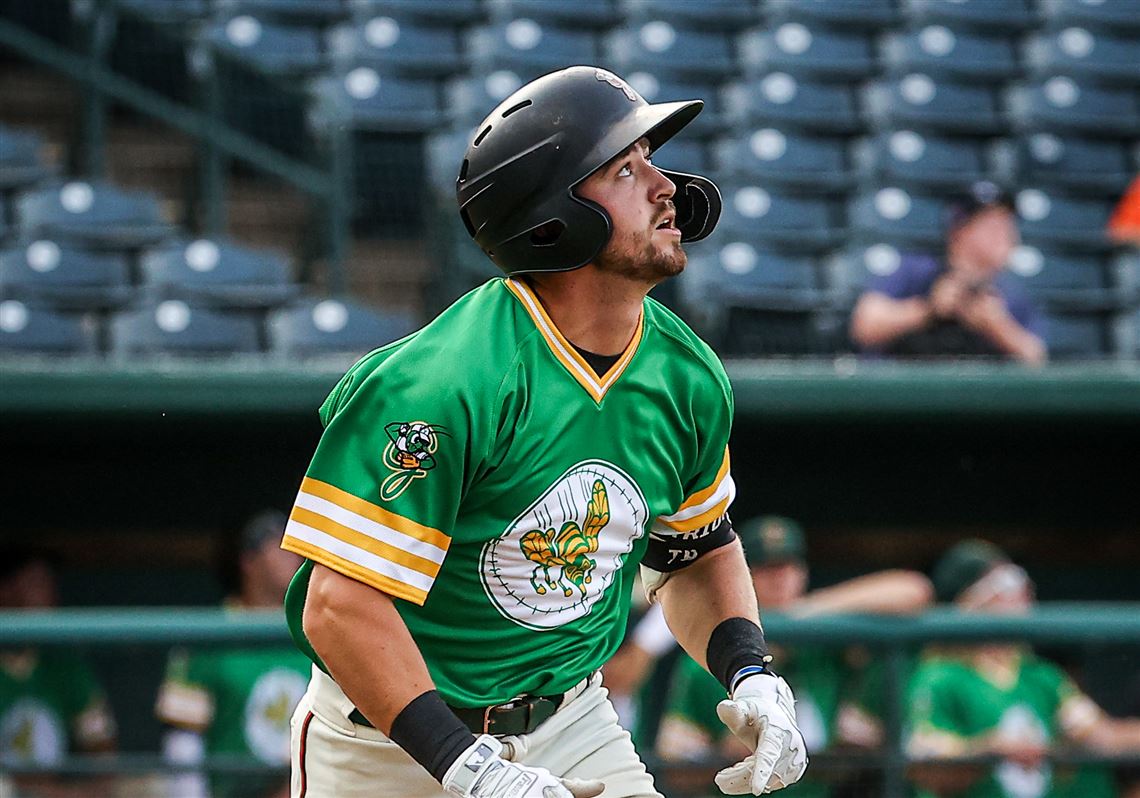 Pittsburgh Pirates third baseman Jared Triolo looks on in the dugout  News Photo - Getty Images