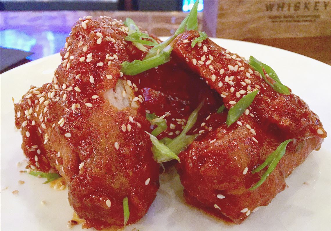 The Korean fried wings at The Foundry Table & Tap on the North Shore. 