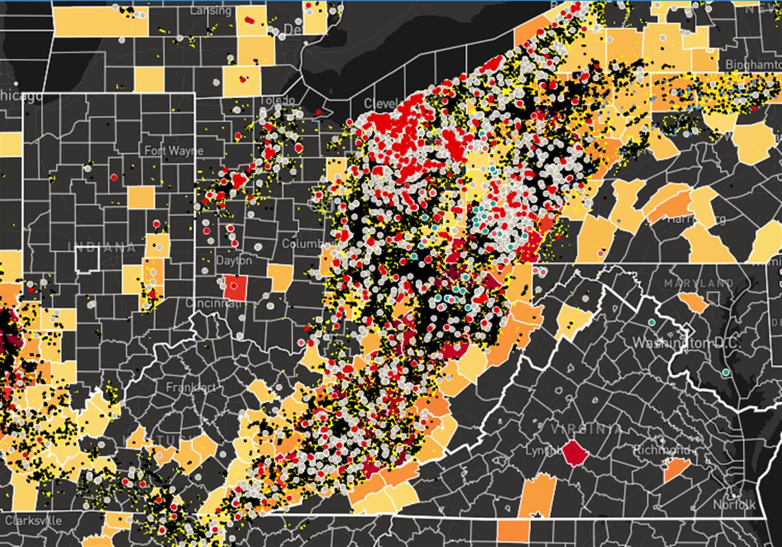 Environmental groups map well sites and schools, claim risk to children ...