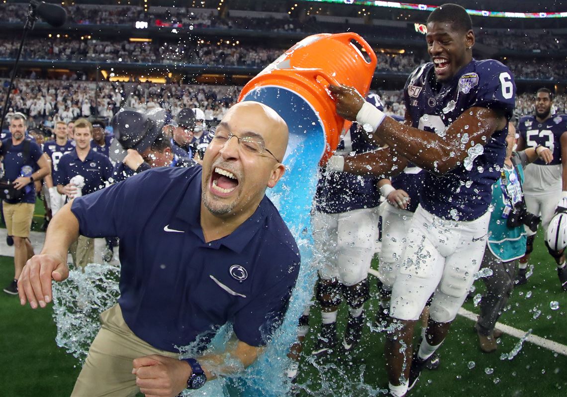 Penn State coach James Franklin and the Cotton Bowl Gatorade bath: Photo of  the week and the story behind it 