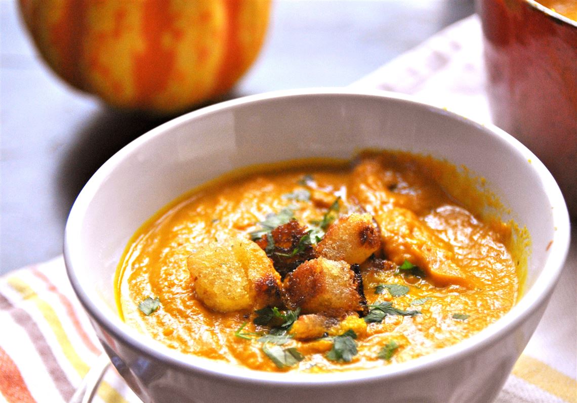 Let's eat Savory Spiced Pumpkin Soup Pittsburgh PostGazette