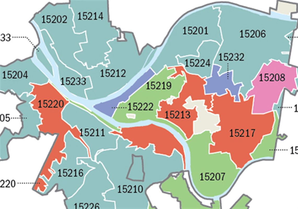 26 Pittsburgh Zip Codes Map Maps Online For You