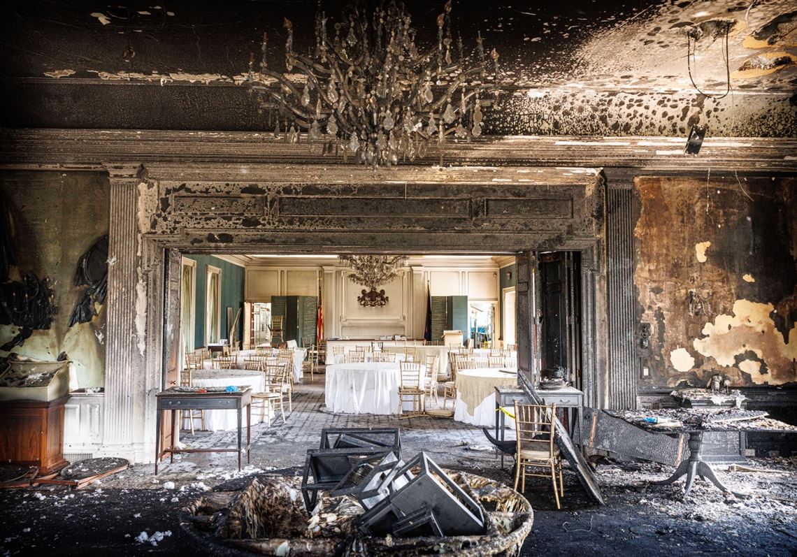 Historic artifacts spared in fire at Pennsylvania Governor's Residence