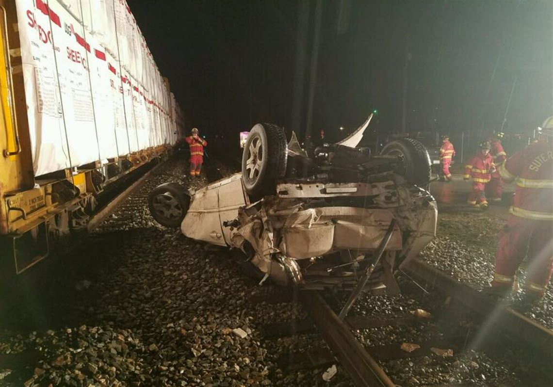 Driver narrowly escapes injury from train in Westmoreland