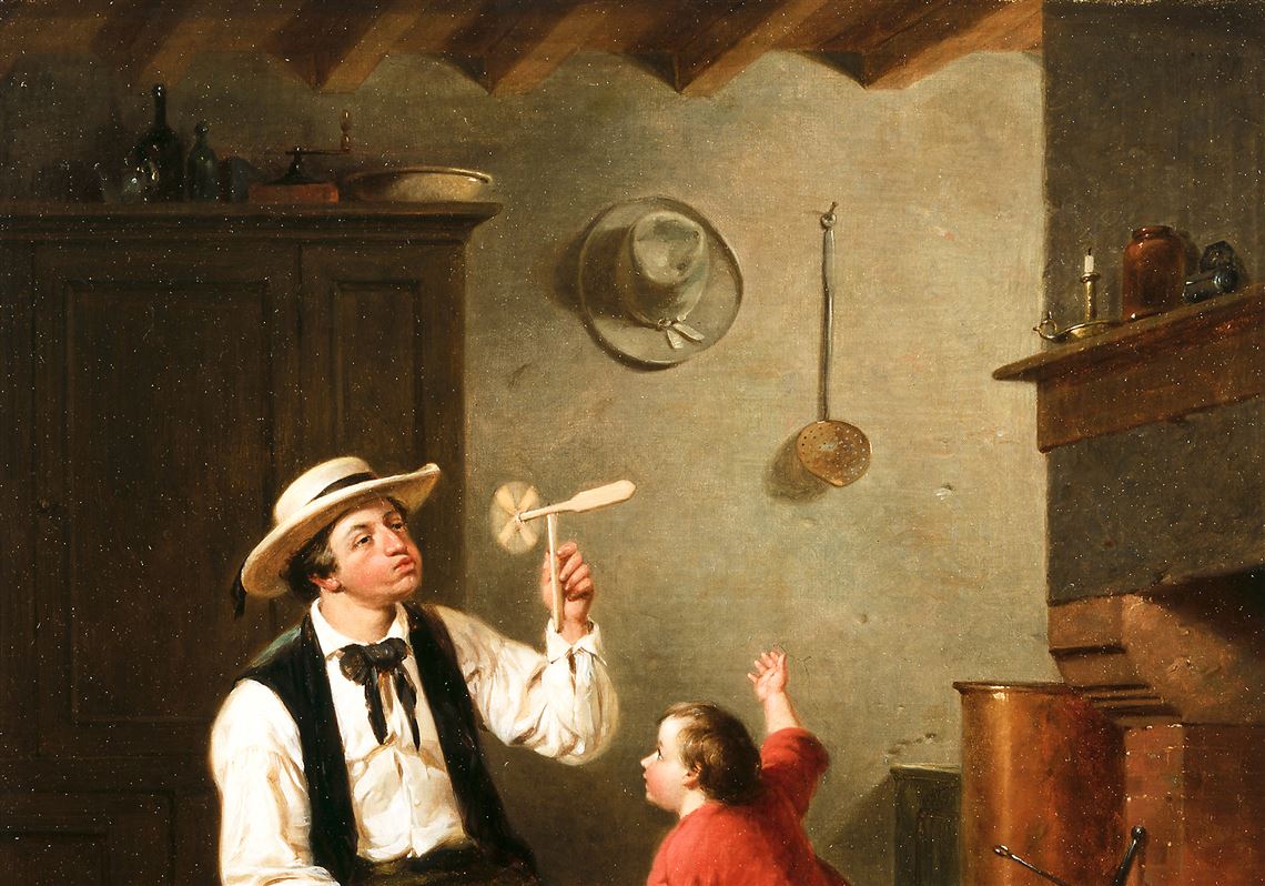 Francis W. Edmonds, The Wind Mill, circa 1858, Oil on canvas, New-York Historical Society, The Robert L. Stuart Collection, the gift of his widow Mrs. Mary Stuart.