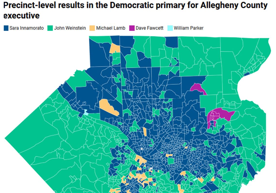 Sara Innamorato’s win in 2023 Allegheny County executive Democratic