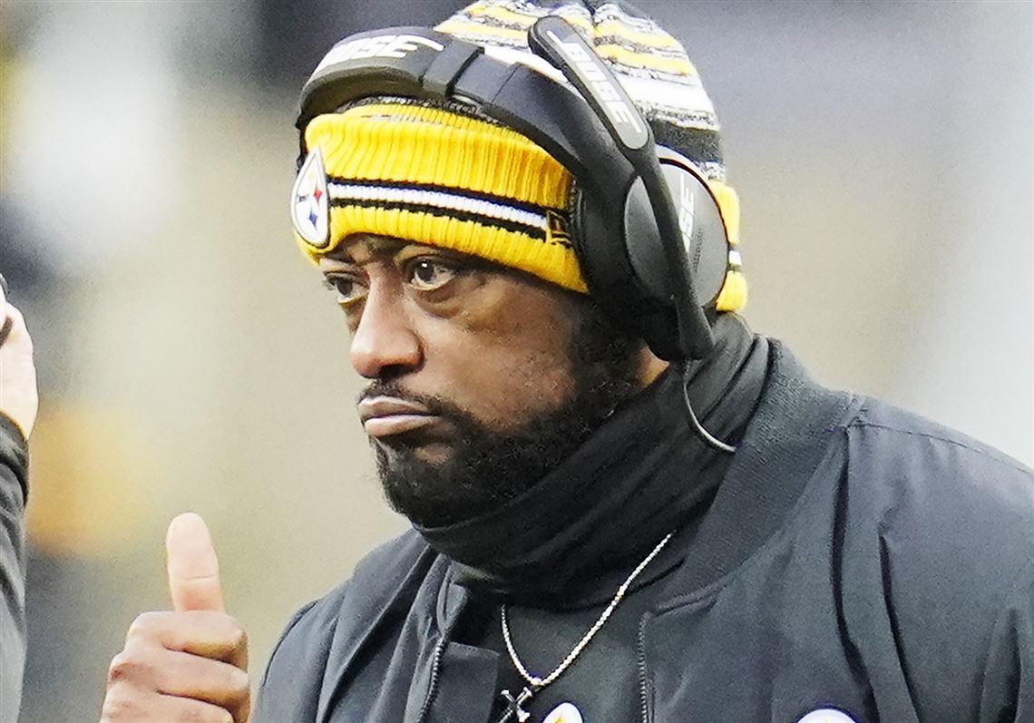 Coach Tomlin giving me the stare down yesterday after putting on